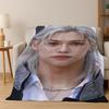 KPOP-Mitglied Felix Stern Weiche Plüschdecke, Flanell-Überwurfdecke für Wohnzimmer Schlafzimmer Bett Sofa Abdeckung Picknick Büro Geschenk