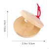 Finger-Kastagnetten-Baby-Rhythmus-Spielzeug, glatte Oberfläche, musikalisches Kastagnetten-Instrument, Perkussion für