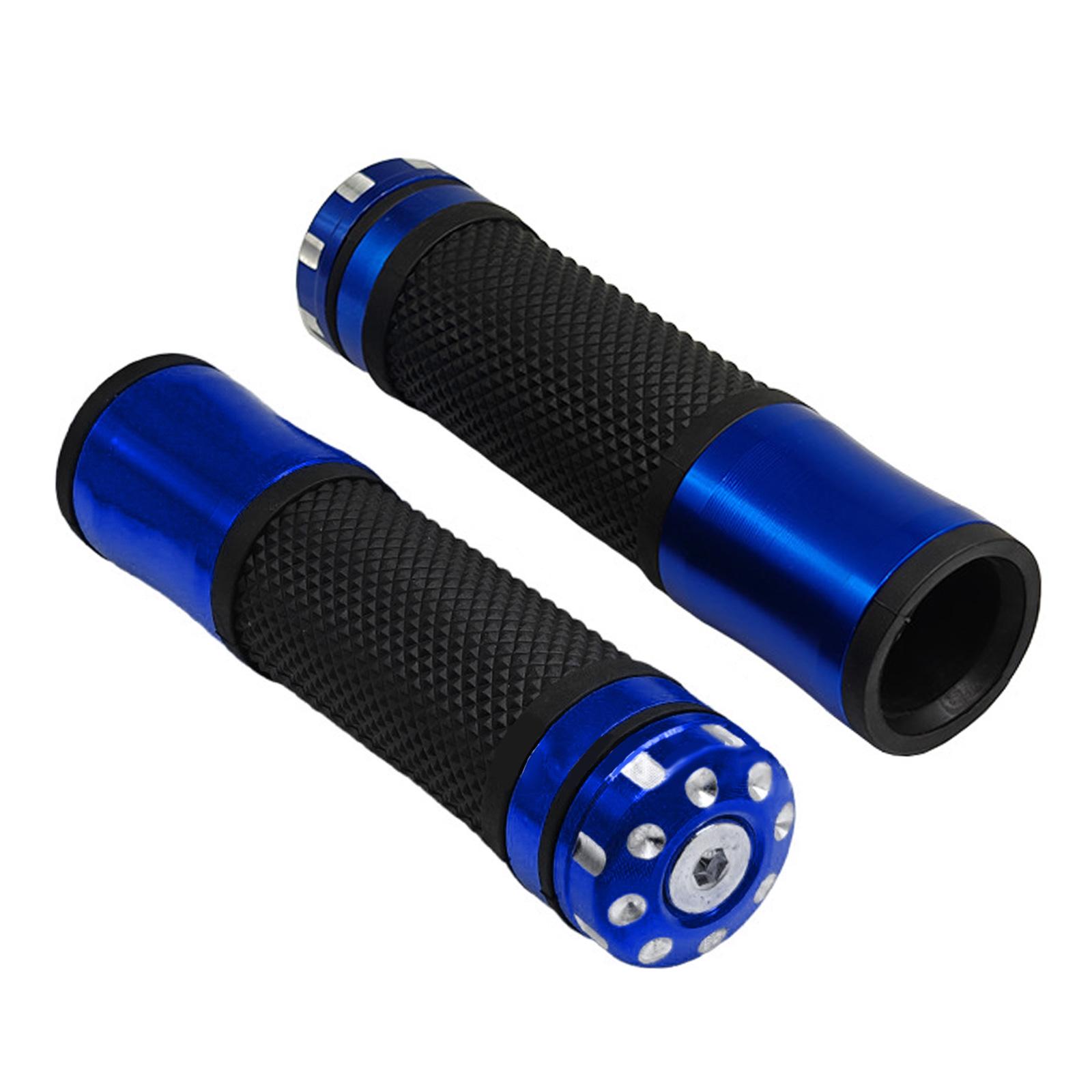 

Алюминиевые рукоятки руля мотоцикла с мягким резиновым гелем, удобные для рук, подходят для стандартных рулей 7/8 , улучшают сцепление синий