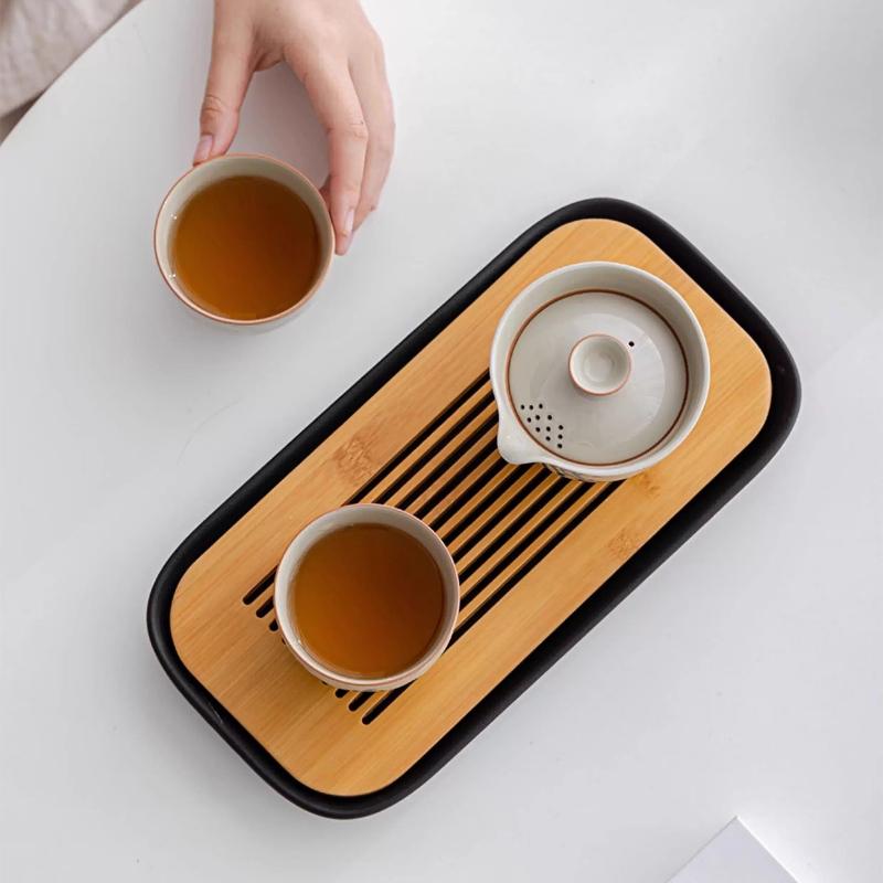 Persimmon Ruyi Travel Tea Set Kuaike Cup Teapot Portable One Pot Two Cups Single Kung Fu Tea Cup Personal Special