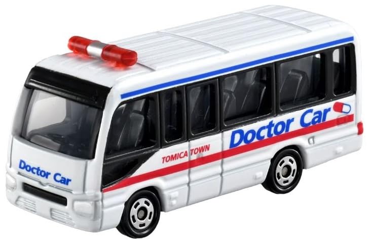 Takara Tomy Tomica Doctor Car Set 3 Types Tomica Shop Original Levorg Toyota Coaster Event Model Tomica Town Doctor Car Specification No.9