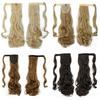 Women's Beauty Long Wavy Ponytail Wigs Extension Pony Tail Clip In Hair Piece