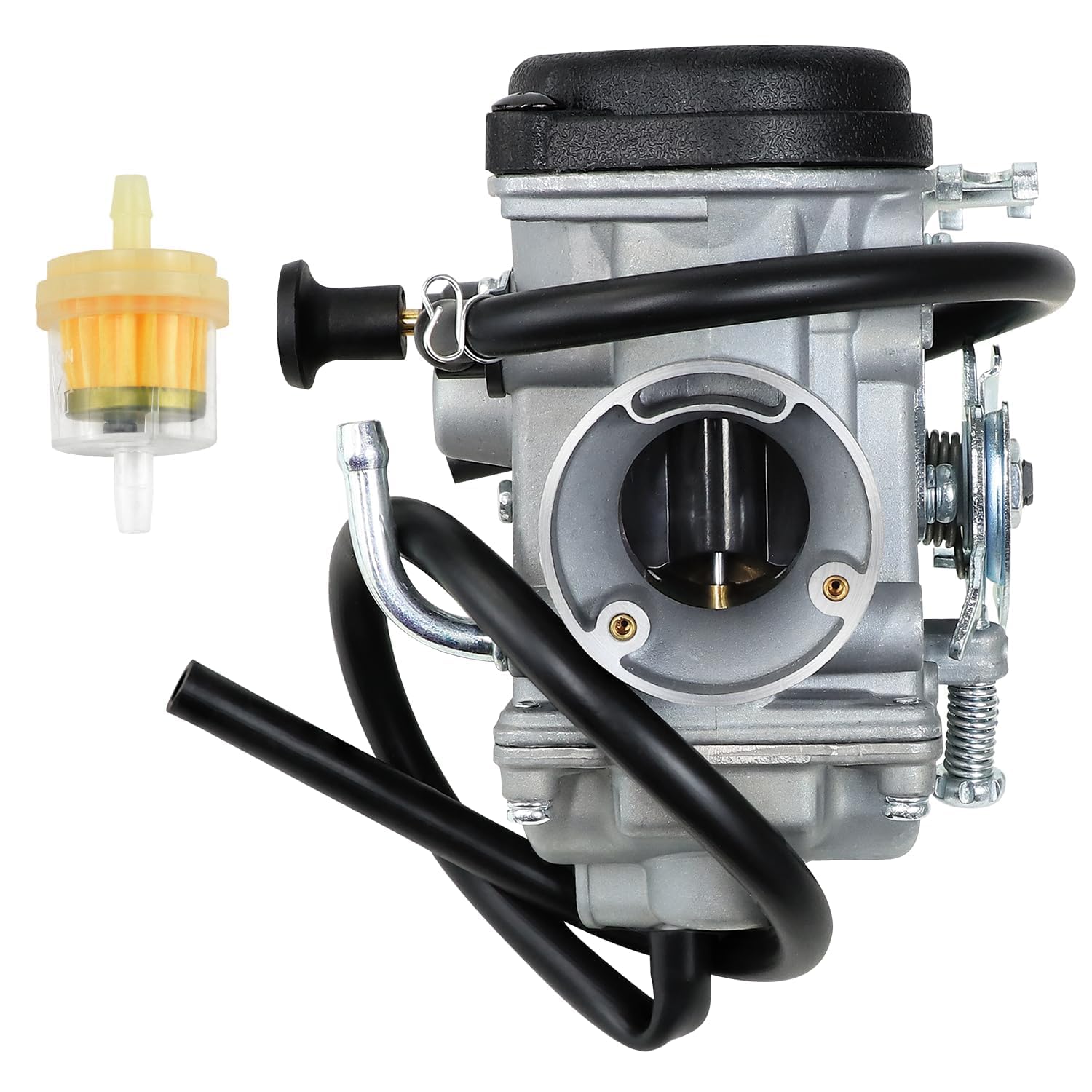 

JetsetMoto Carburetor Replacement Kit for Yamaha TW200 Enhanced Designed Specifically for OEM Easy Fuel Filter Included 2JL/TW225/TW200E 2001-2002