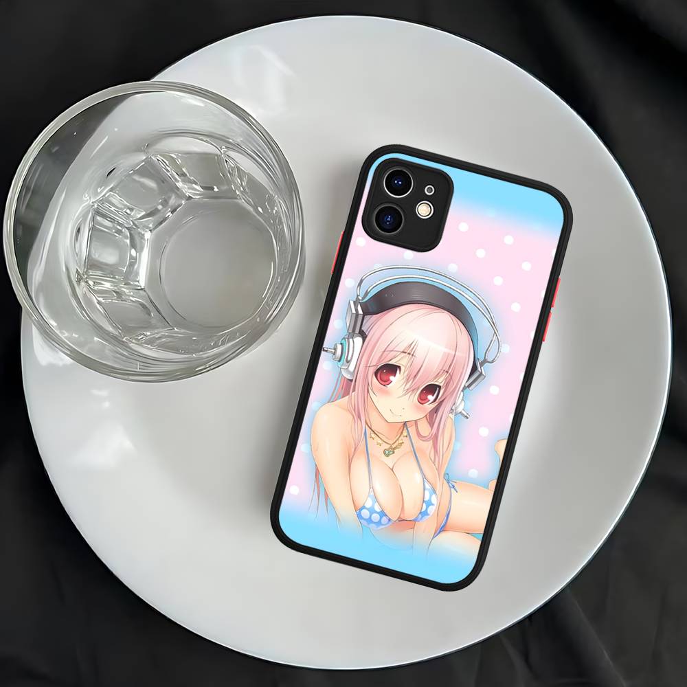 S-sUPER SONICO Phone Case For IPhone 15 14 13 12 11 Pro Max X XS MAX Plus Matte Soft Back Cover
