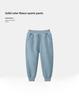 27Kids 2024 Höst/Vinter Enfärgade Sportmjukisbyxor för Pojkar