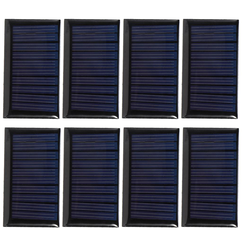 8PCS 30MA 5V Mini Solar Cells Panels DIY Solar Epoxy Plate Electric Toy Materials Photovoltaic Cells Charger