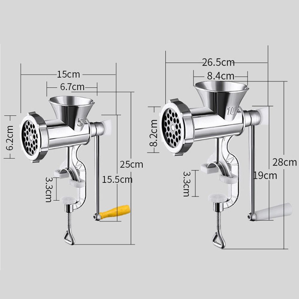 Durable Manual Meat Grinder Hand-crank Multifunctional Sausage Stuffer Chili Grinder Kitchen Gadgets