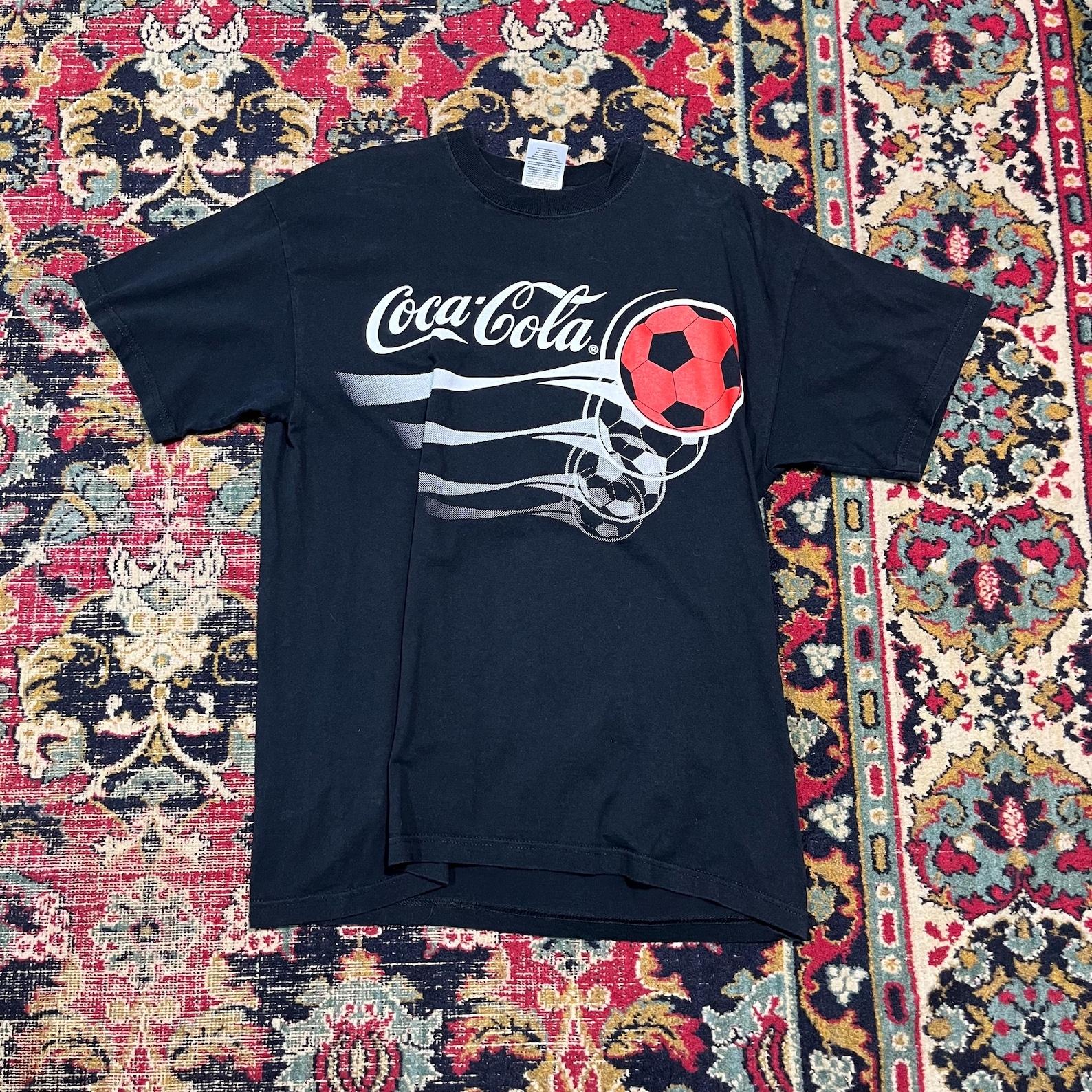 Vintage Coca-Cola T-Shirt Soccer Football 90s Size L L