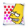 Homer In The Bushes Simpsons Pillowcase Soft Polyester Cushion Cover Gift Throw Pillow Case Cover Home Dropshipping 45*45Cm