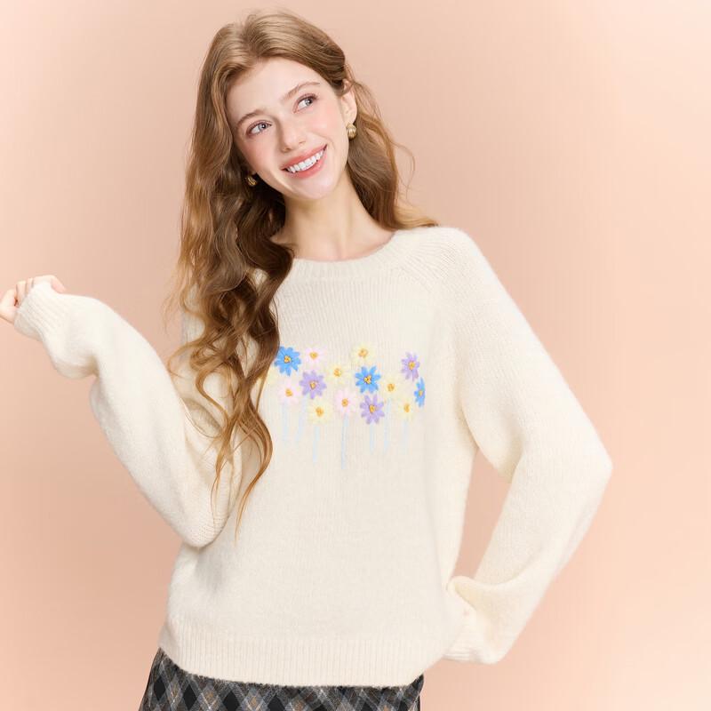 Sancai Winter Crochet Knit Pullover