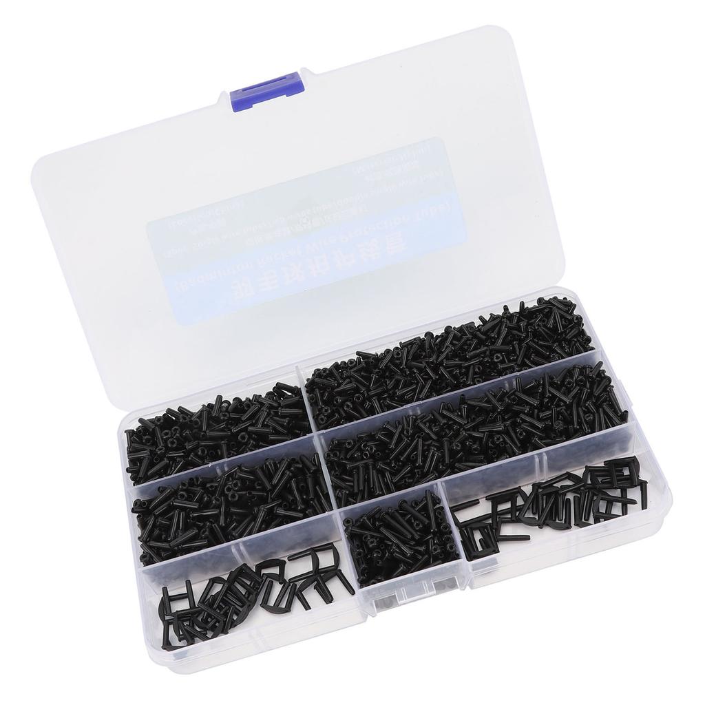 1 Box Badminton String Protector Nylon Protective Badminton Grommet Set for Pickleball Racquetball