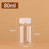 Transparent Refillable Plastic Bottle 15ml 30ml 50ml 100ml 250ml 500ml White Cap Leakproof for Essential Oil Perfume Storage
