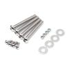 Motorcycle Universal Black Chrome Saddlebag Saddle Bag Support Bars MountBracket