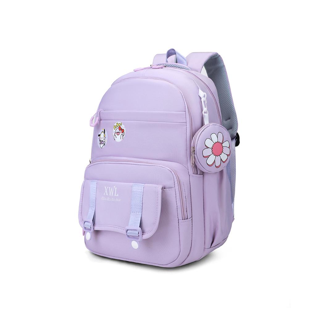 Schoolbag Backpack Campus Fresh Junior High School College Wind Backpack Leisure Travel Outdoor Class Student School Bag