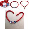 One Piece Portgas D Ace Halskette Whitebeard Piraten Anhänger Rotes Perlenarmband
