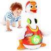 Brinquedo de Ganso Musical Hip Hop Dançante para Bebê EastSun Cantando Engatinhando Andando Pato Brinquedo para Bebês de 12 18 Meses Presente para Meninos e Meninas de 1 2 Anos