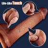 Realistic Thrusting Silicone Dildo, 8 Modes Vibrating & Heated Suction Cup Dildo, Rechargeable Adult Intimate Product, Discreet Packaging