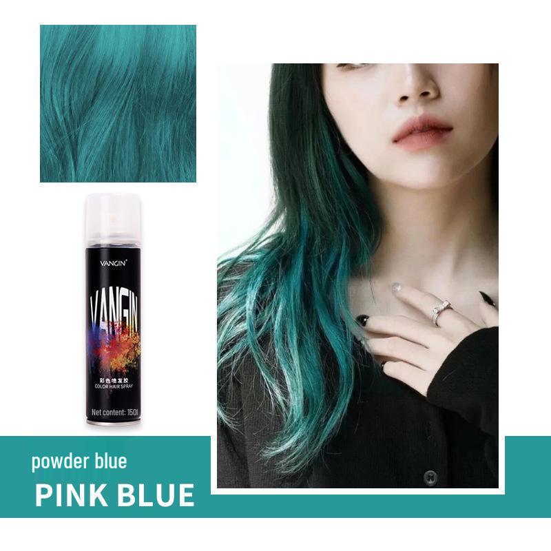 Temporary Washable Hair Dye Spray - One Spray for Black Color