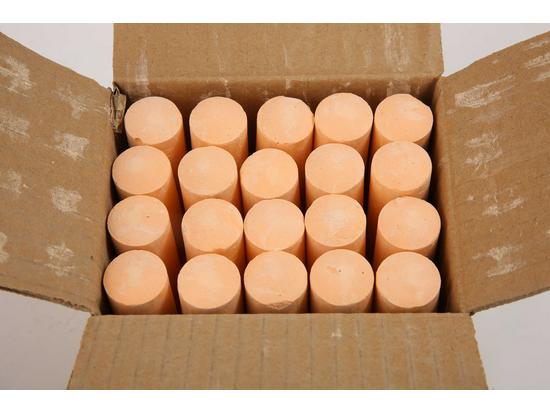 20 Pcs Thick White Marine Chalks: Large, Colored, with Steel & Wood Pipe - Free Shipping