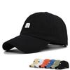 M Embroidered Baseball Cap - Korean Style 3d Embroidery Duckbill Cap - Couple's Baseball Cap - Sun Hat - Cotton