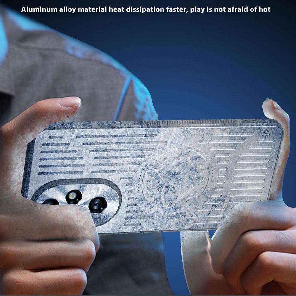 Pro Honor 200 5G Pouzdro Zadní Dutý Odvod Tepla Hliníková Slitina Kryt na Telefon