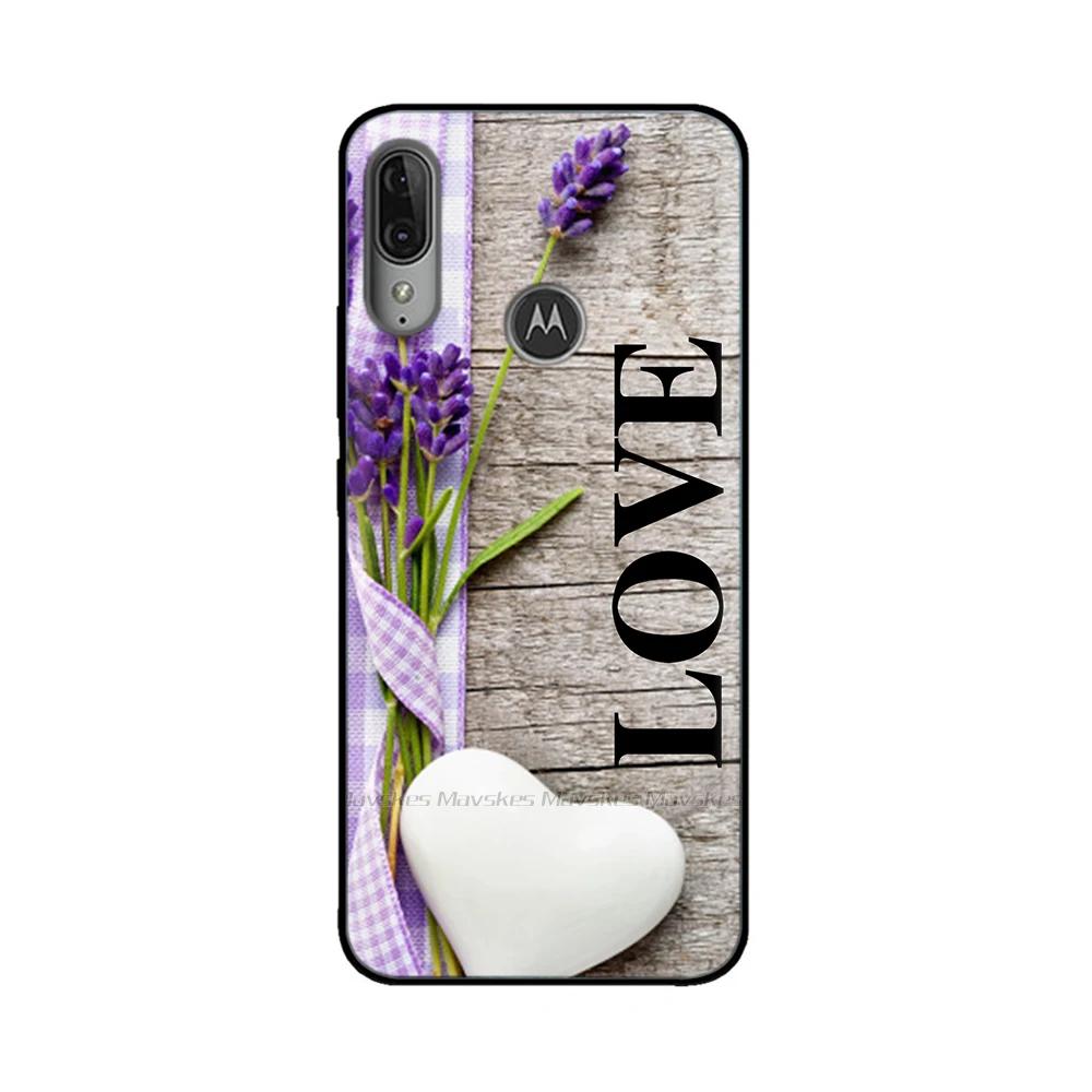 For Moto E6 Plus Case Soft Black Silicone Phone Back Cover For Motorola Moto E6 Play E6s 2020 MotoE6 Plus Case Cover Coque Funda