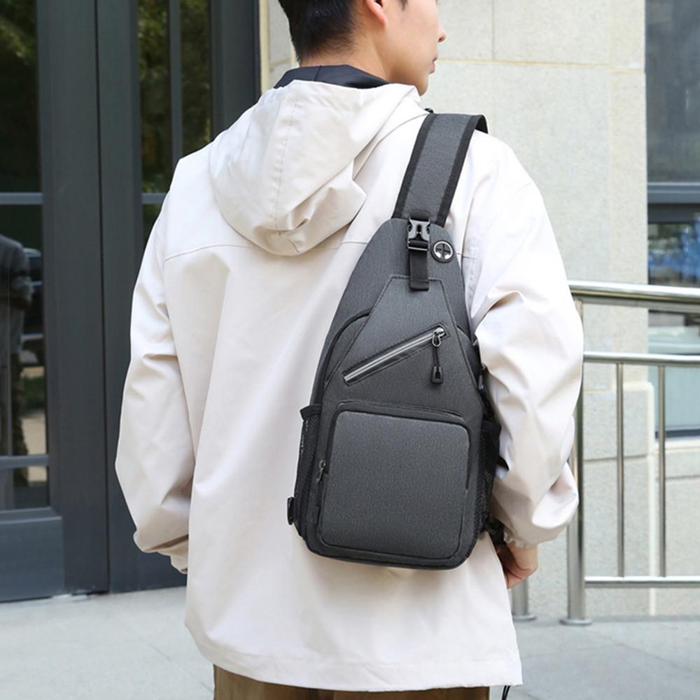 Sling Bag Crossbody Bags Fanny Packs for Férfi Női Válltáska Túra Nappali csomag