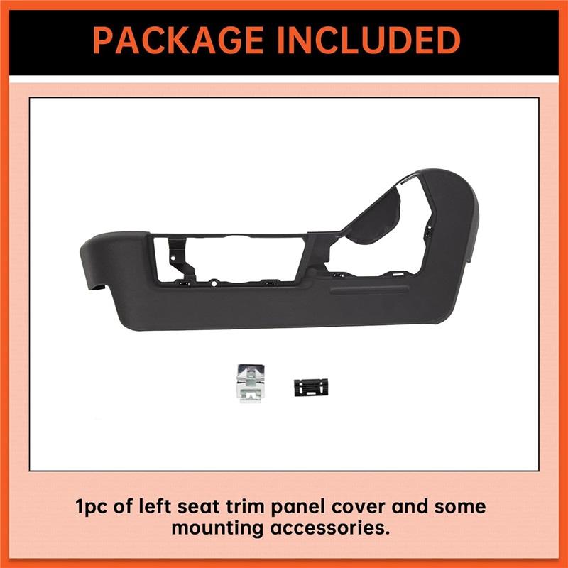 Left Seat Trim Panel Bezel For Ford F-150 2009-2014 9L3Z-1662187-EA 9L3Z-14A706-NA