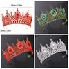 Elegant Crystal Crowns Luxury Bridal Tiara Hair Accessories Rhinestone Crown  Costume Party