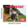 2026 Kung Fu Cat Calendar New Year Wall Calendar Fun Cat Themed Gifts for Cat Lovers New Year Christmas Gifts