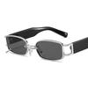 Fashion Punk Square Sunglasses Women Luxury Brand Small Frame Sun Glasses Female Rectangle Metal Mirror  Feminino