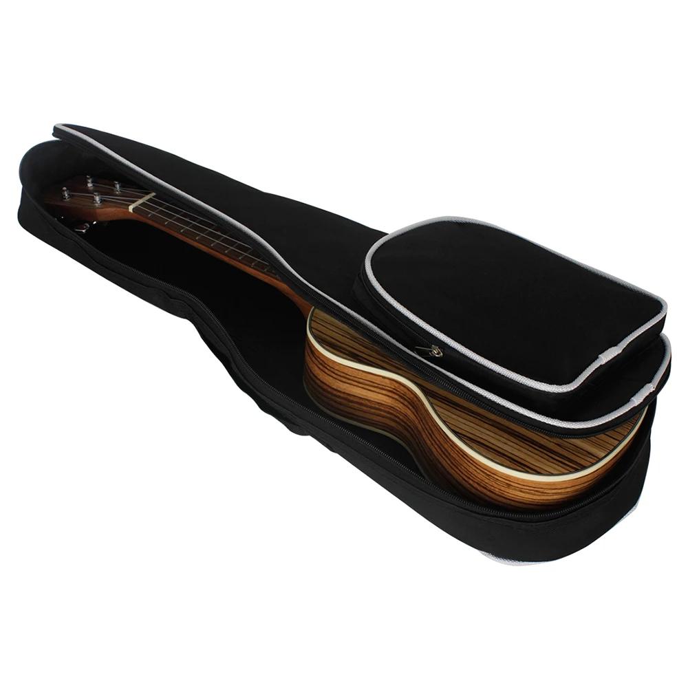 IRIN 23 Inch Ukulele Bag Black Foldable Soft Case Oxford Cloth Ukulele Mini Guitar Shoulder Backpack Guitar Parts & Accessories