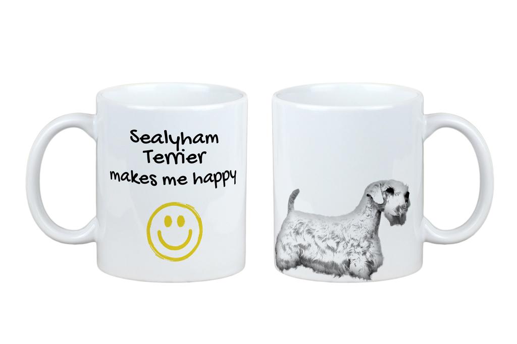 Sealyham Terrier, Welsh Border Terrier, Cowley Terrier - cup with a dog, cheerful cup for a dog lover, personalized gift from the Art-Dog brand