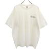 FRUIT OF THE LOOM 90s Old Short sleeve T-shirt XL white Single stitch Men's Used