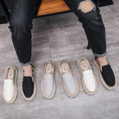 Leinenschuhe Frühling und Sommer Neue Herrenschuhe Allround-Freizeit Atmungsaktiv Fischer 2025