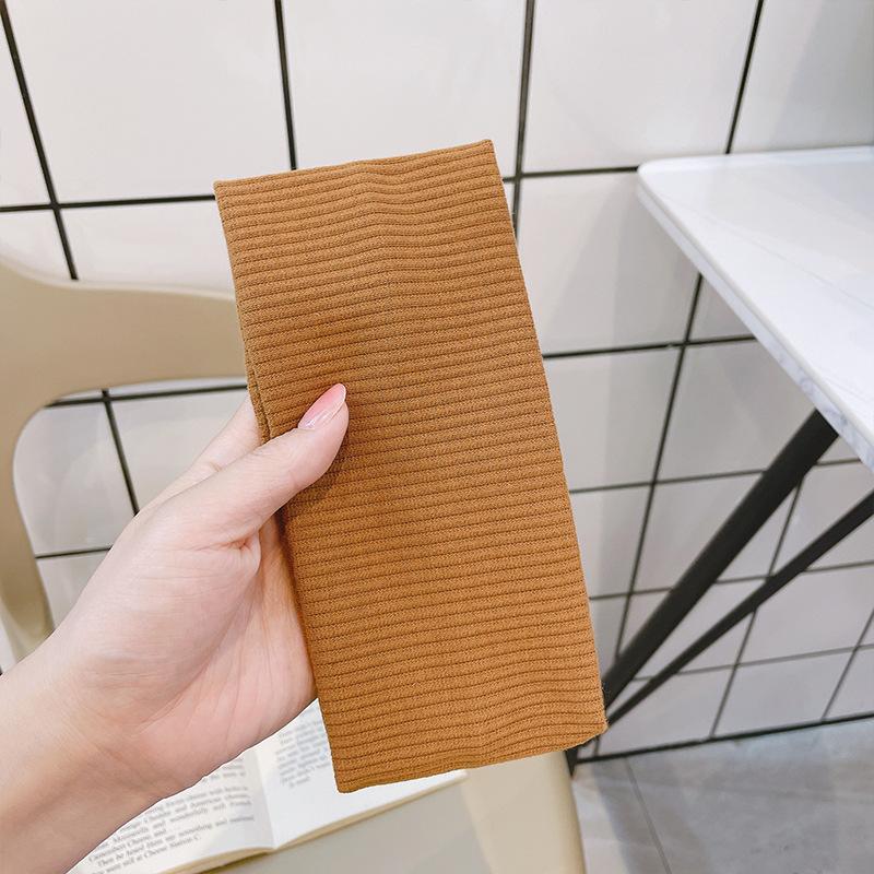 Neue Modal Stirnbänder für Damen Einfarbig Elastisches Gestricktes Haarband Laufen Radfahren Stirnband Mädchen Kopfbedeckung Haarschmuck