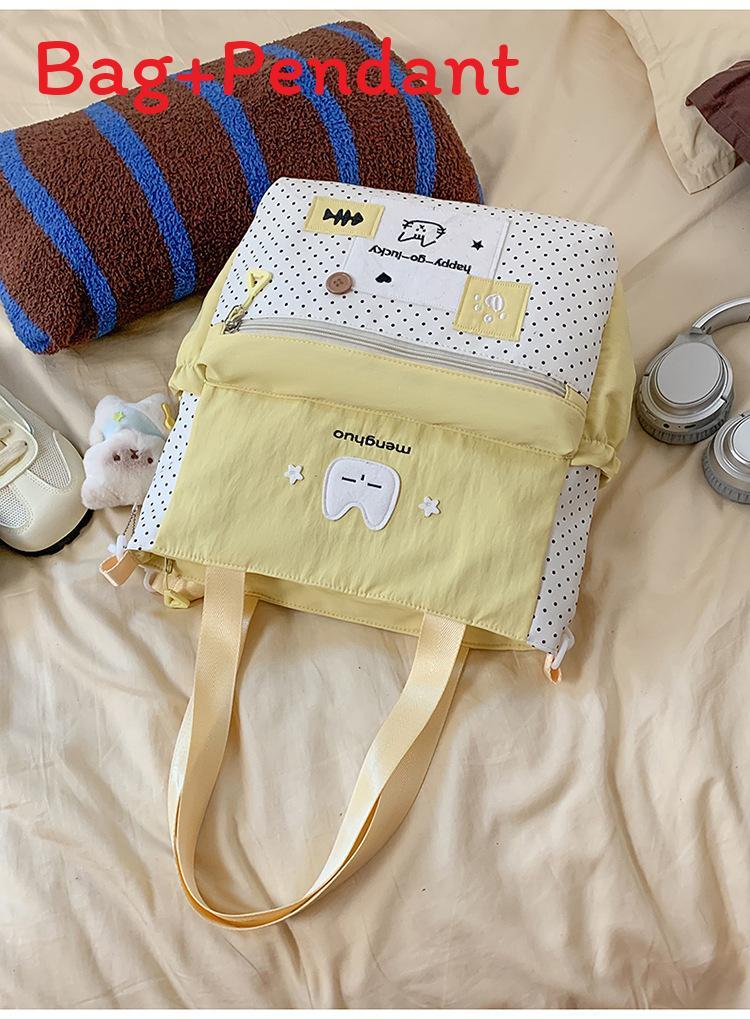 Cute Nylon Crossbody Bag With Large Capacity For Daily Use