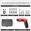 CYCLI-Electric Screwdriver-3.6V Cordless 7.1N. M Rechargeable Screwdriver Featuring 38PCS Bits, Power Screwdriver With Pivoting