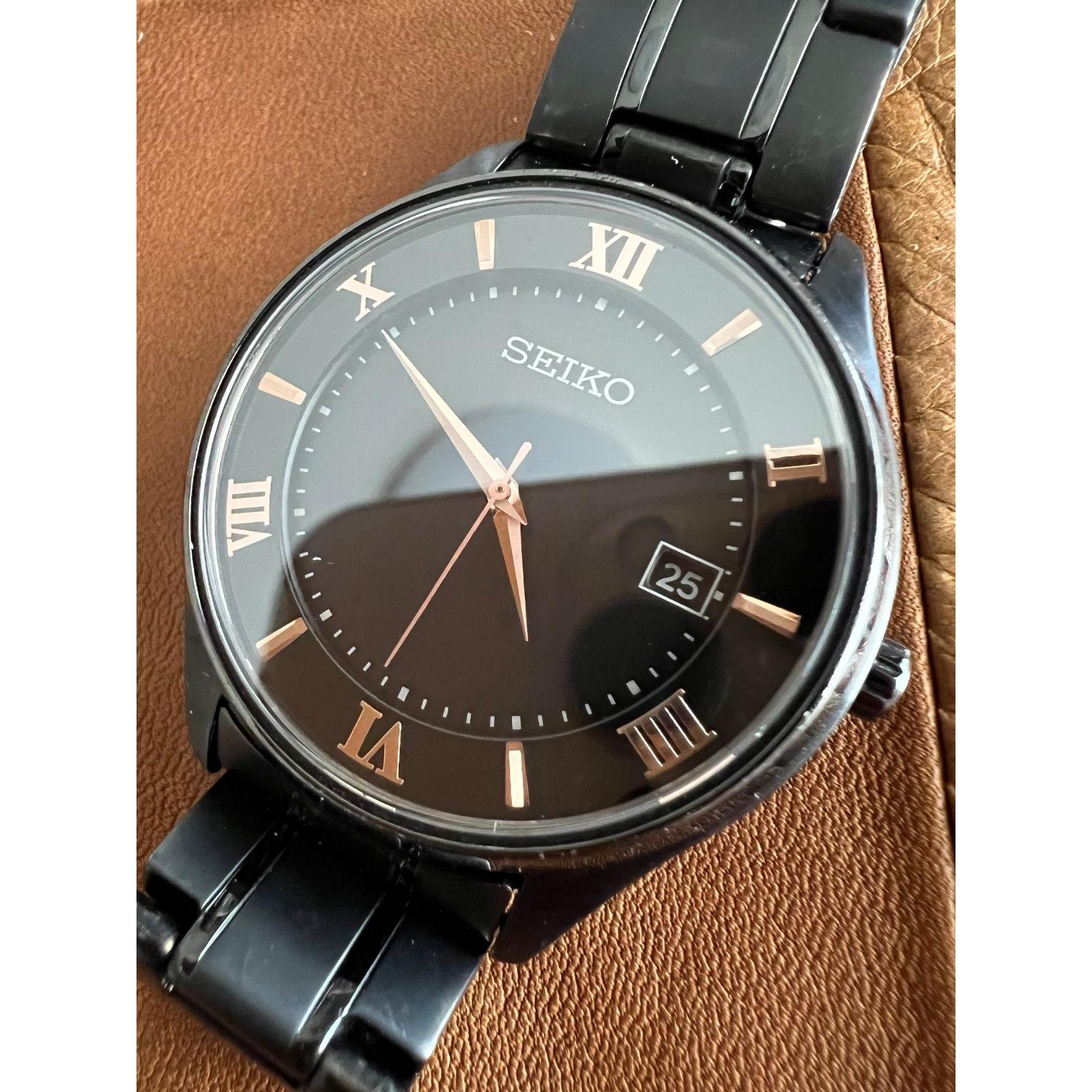 Seiko SEIKO  Solar watch  Titanium  Blackie  V157-0CZ0