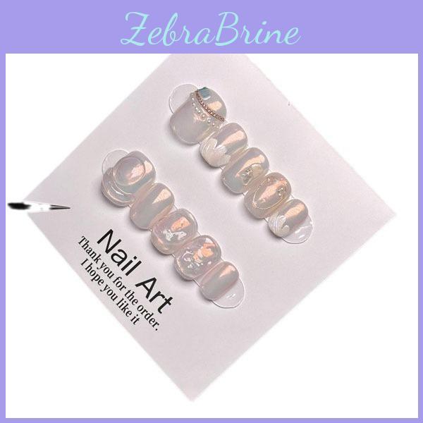 Hochwertige Meerjungfrauen-Blasen-Nagelkunst mit auffälligem Fischschwanz-Design Handgefertigte tragbare Nagelstücke für Damen