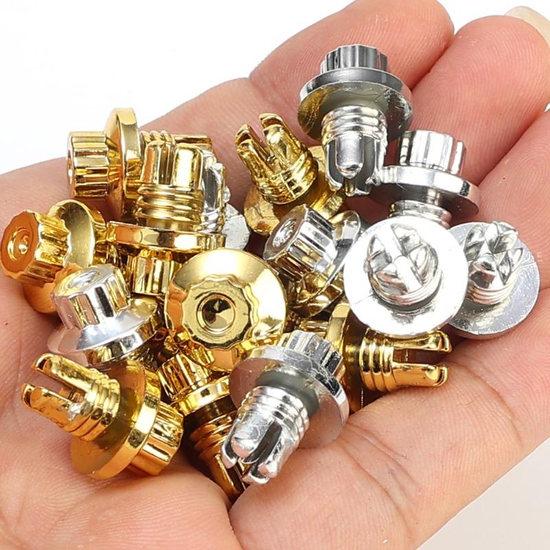 1-100pcs universal car tyre wheel hub decorative plastic screws flat head wheel screws automotive wheel modification accessories