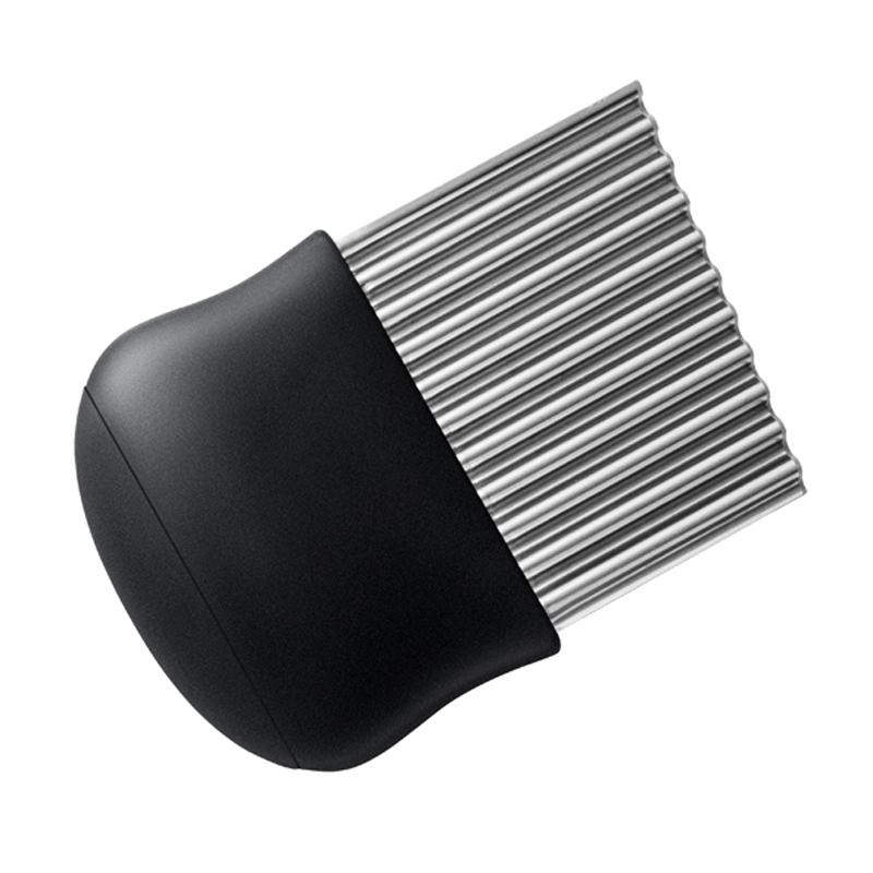 Potato Cutter Slicer Stainless Steel French Fry Cutter Knife Vegetable Slicer Crinkle Wavy Potato Chips Maker Kitchen Gadget