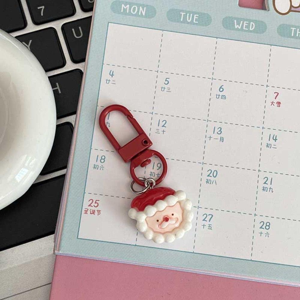 

Лось Рождественский Полимерная смола Брелок Снеговик Сделай сам Цепочка Подвеска Индивидуальность Рождество Санта Клаус Подвеска Девочки Santa Claus