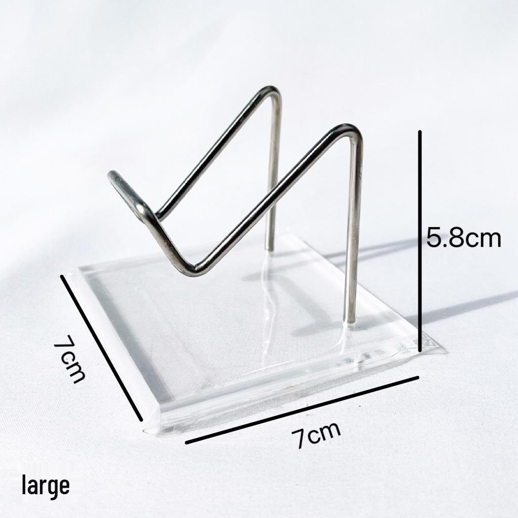Acrylic Transparent Mineral Specimen Display Stand for Crystals and Raw Stones
