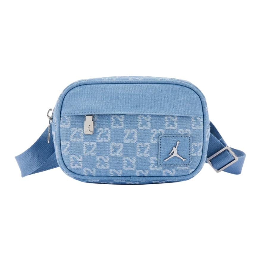 Jordan Monogram Cotton Crossbody Bag Regular Unisex Denim Blue II6453-412
