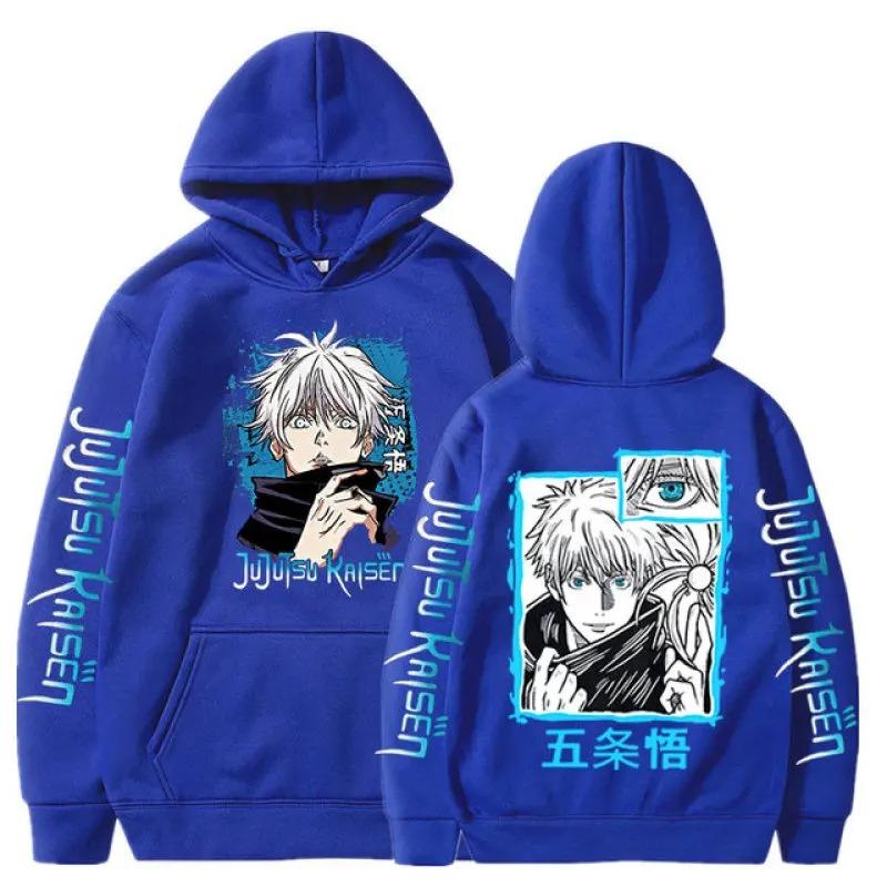Anime Hoodie Hip Hop Men Women Loose Long Sleeve Autumn Pullover Print Hooded Sweatshirt