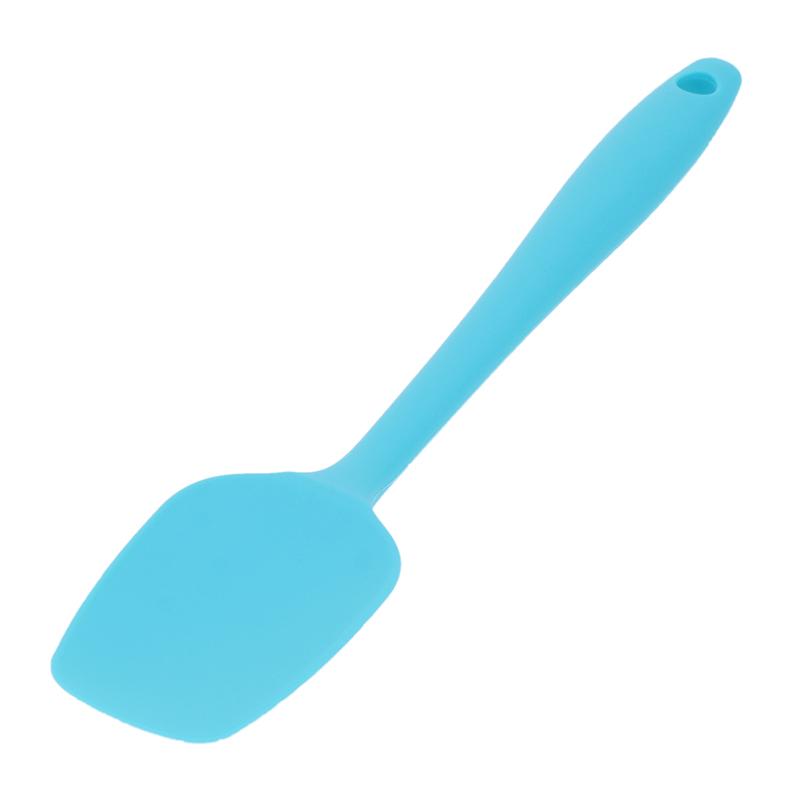 

1 шт. силиконовый скребок для выпечки крема, загуститель для торта, скребок для смешивания теста, антипригарный миксер для масла, кухонный инструмент для приготовления пищи синий