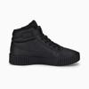 Women's/Youth Winter Shoes Puma Carina 2.0 MID WTR JR High Top Sneakers Black (387380-01)