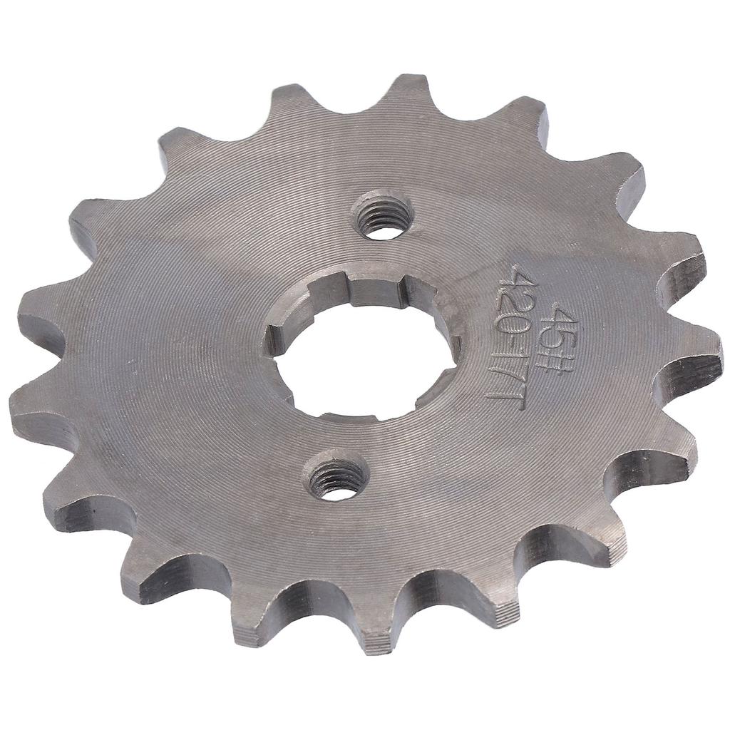 420 17T 0.8in Drive Front Counter Sprocket for 110cc 125cc 150cc Chinese Pit Bikes ATVs