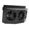 Car Exhaust Fan Solar Powered 3 Fans Ventilation Cooling Odor and Humidity Removal Auto Ventilator